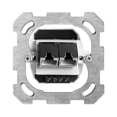 Presa INC 2×RJ45/s 4P sep. FH ITplus 
