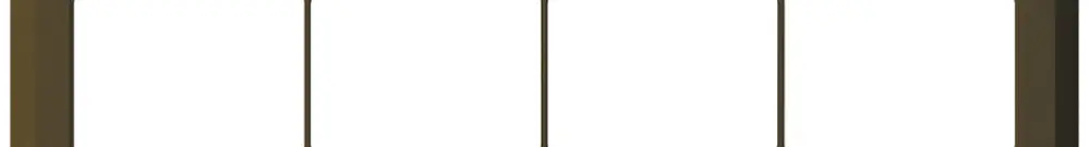 Telaio di copertura INC kallysto.line 4×3 marrone orizzontale 212×272mm 