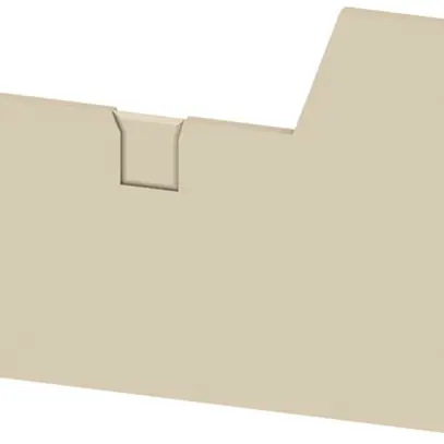Plaque de fermeture Weidmüller SLEP 3C 10mm² 2.2mm V0 beige 