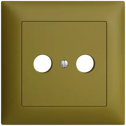 Kit frontal ENC EDIZIOdue olive 88×88mm 