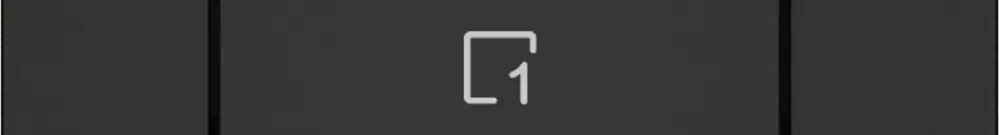 Pulsante scene EDIZIO.liv Wiser SNAPFIX® 1 scena 1 tasto WLAN ne 