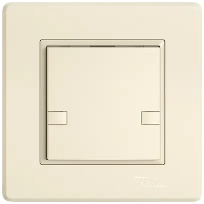Pulsante KNX RGB INC EDIZIO.liv SNAPFIX® sensore temp.s.LED 1× com.2T cr 