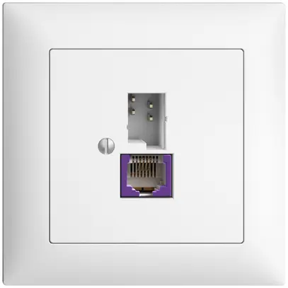 Presa INC T+T 6P/1×RJ45 DSL-a banda larga EDIZIOdue bianco 
