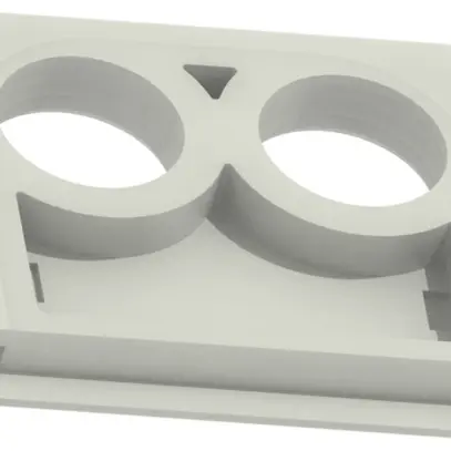 Raccordo piatto ABB NAP 2E M20 grigio 