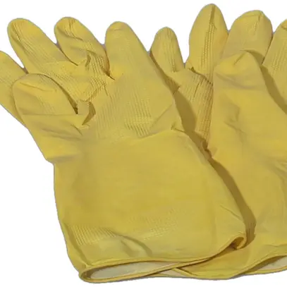 Gants de protection Bugnard pour travaux de désamiantage grd.10 latex jaune 