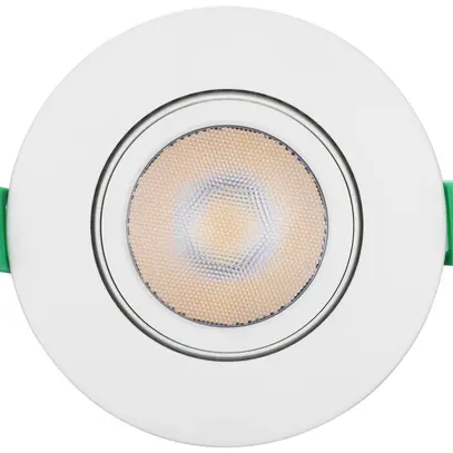 Downlight LED Sylvania OBICO 8.2W 820lm 930/940 IP65 38° VAR Ø96mm blanc 
