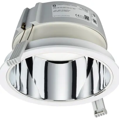 Downlight LED Philips LuxSpace Compact C 10.8W 1950lm 830 WB Ø214mm bianco 