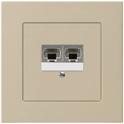 UP-Dose kallysto.pro 2×RJ45s parallel beige 