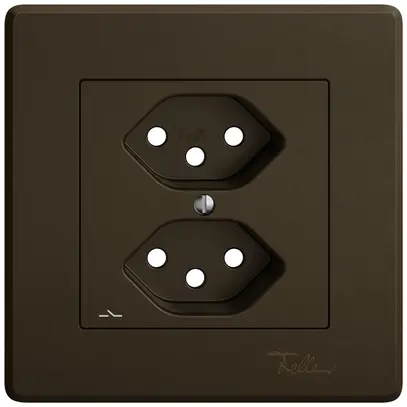 Kit di montaggio INC EDIZIO.liv SNAPFIX® per presa 2×T13 separata ma 