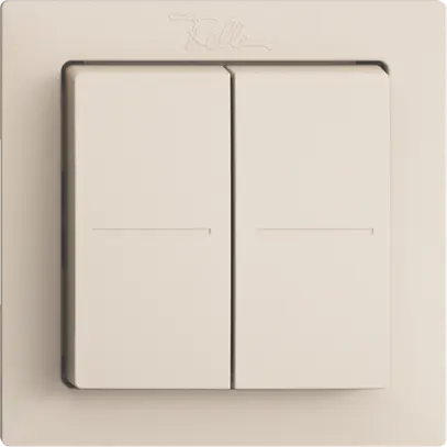 Pulsante RF Smart Light Control Feller EDIZIOdue F, Philips Hue 4K/2T, crema 