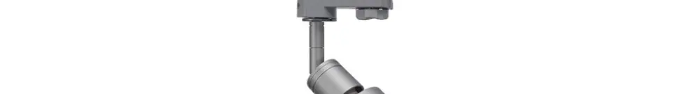 Projecteur SLV PURI, GU10 50W avec adaptateur 3-phases IP20 gris argenté 