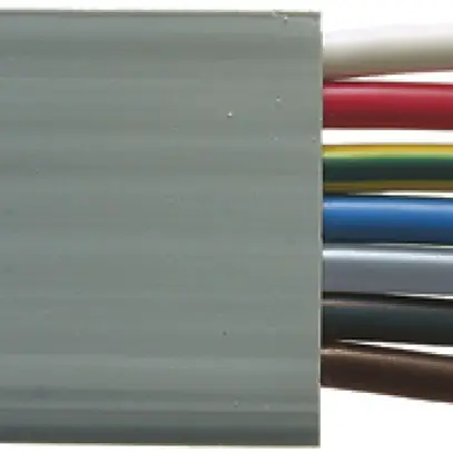 Cavo piatto Woertz 7×2.5mm² senza alogeni grigio B2ca Una lunghezza