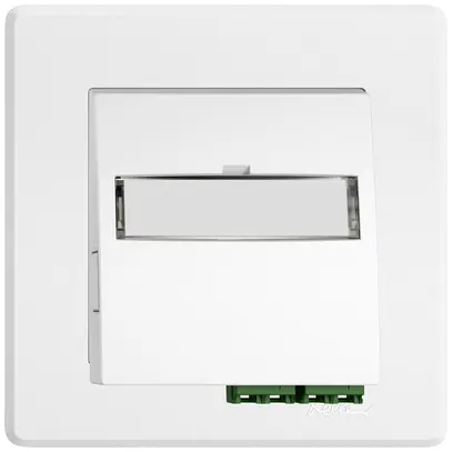 Prise FTTH ENC EDIZIO.liv SNAPFIX® LC APC Diamond F-3000 1 connecteur bc 