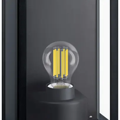 Applique Philips Alzor E27 1×25W IP44 260×170×100mm nero 