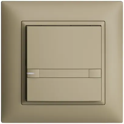Pulsante INC KNX 1×EDIZIOdue colore sand RGB con LED con inserto carta 