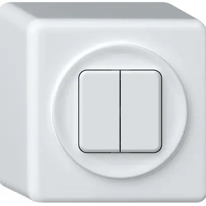 Pulsante KNX AP origin 2×tasti bianco 