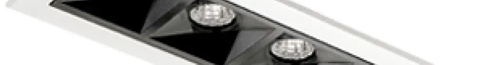 Plafonnier LED INC SG Inspire 8W 470lm 930 VAR 163×62mm blanc 