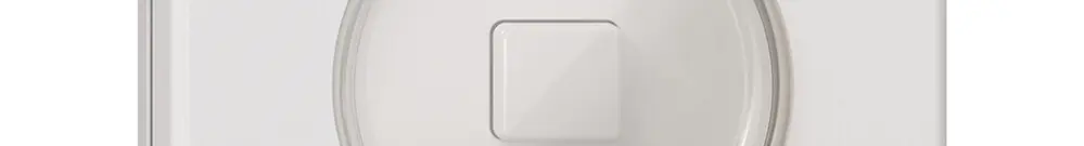 NUP-KNX-Taster 1× NEVO RGB mit Temperaturfühler weiss 
