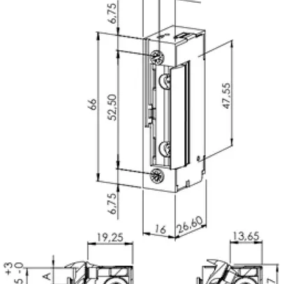 Apriporta per protezione antincendio BSW F3000--L, 22…48VUC 