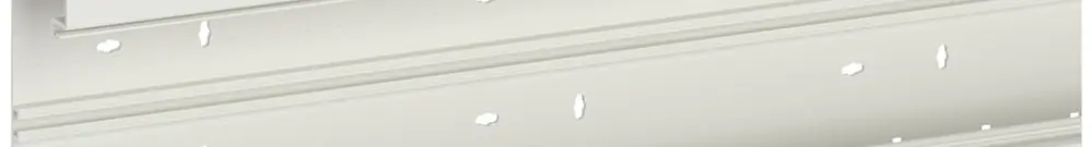 Brüstungskanal tehalit BR 68×170mm, Oberteil 120mm, verkehrsweiss 