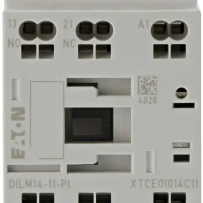 Contattore di potenza Eaton 3P 5.5kW, 1Ch, 1R, RDC 24: 24…27VDC, Push-in 