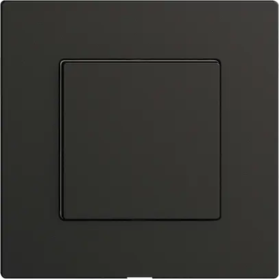 Interruttore 1K/1T Edue Wiser nero 