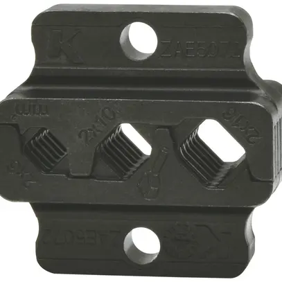 Matrice de sertissage Klauke ZAE5072 2×6…2×16mm² pour outil de sertissage K507WF 
