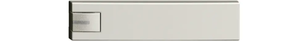 Tasto 1/4 KNX/elettronic.c.LED EDIZIOdue comando semplice grigio chiaro 