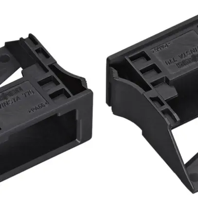 Telaio a scatto Snap-In 3L per prese e spine 35.5×17.5×38.7mm PA 66 nero 
