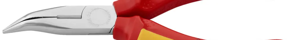 Pinza per telefono KNIPEX con dispositivo di taglio VDE curvata 160mm 