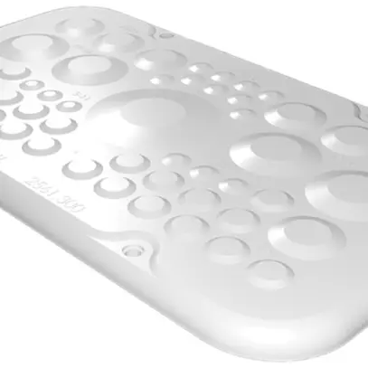 Plaque passe-câbles Rittal AX, avec membranes, 256×149mm, matière synthétique 