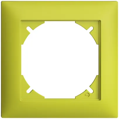 Cadre de recouvrement EDIZIOdue 1×1 lemon 