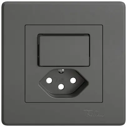 Kit de montage ENC EDIZIO.liv SNAPFIX® p.combi.T13 a.1 bouton n.lum.grf 
