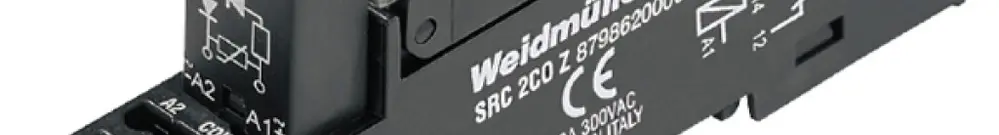 Relè WM RCLKITZ 2CO 8A AgNi 207…276VAC LED raccordo a molla 