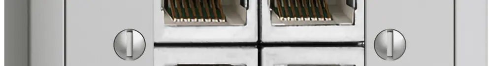 Prise AP 4×RJ45/s 4P sép.grc, EDIZIOdue ITplus 