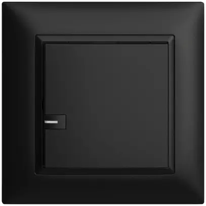 Pulsante INC KNX 1×EDIZIOdue nero RGB con LED 