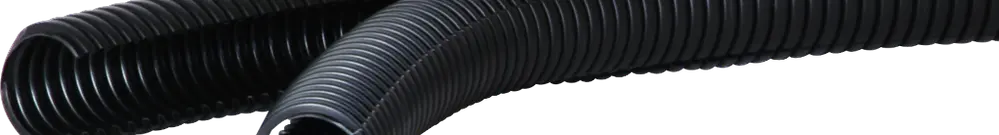 Tubo materia sintetica Duplex 23mm nero 