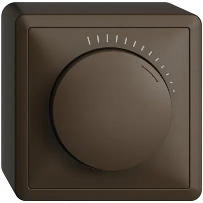 Regolatore di velocità AP EDUE 230VAC, 1 fase, 20…400VA, 74×74mm, coffee 
