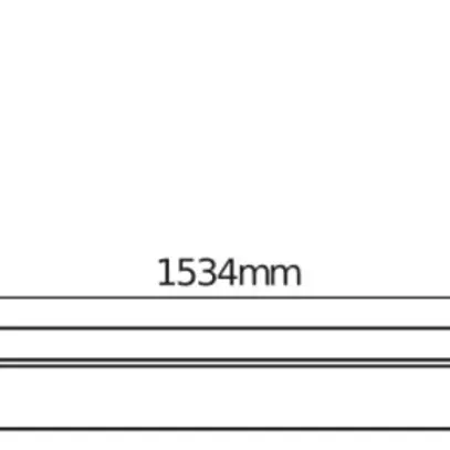 Lampada lineare LED LDV LED VALUE BATTEN 24W 2400lm 4000K 1534mm argent 