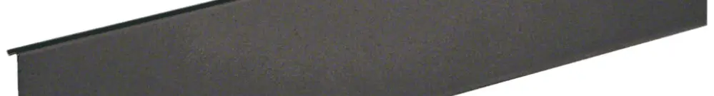 Coperchio per canale parapetto tehalit OT 80mm nero 