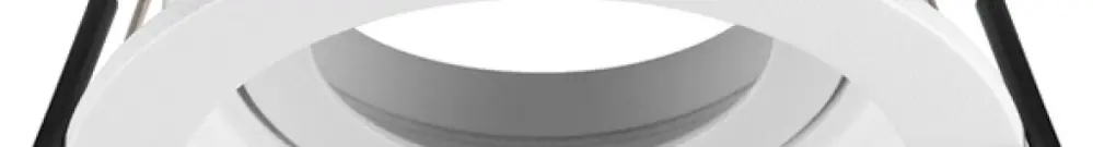 Cadre d'encastrement SLV NEW TRIA 68 aluminium Ø82×44mm blanc 