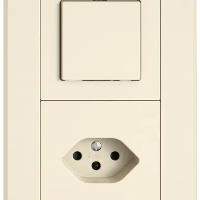 Combinazione INC EDIZIO.liv SNAPFIX® 2×1 156×96mm schema 3/1L+1×T13 crema 