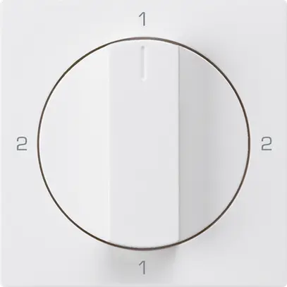 Inserto per interruttore rotativo kallysto 3/1L bianco con manopola 