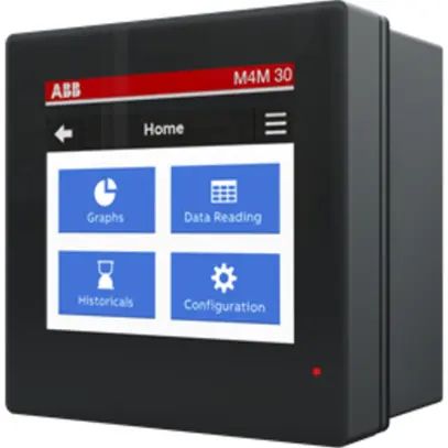 Analizzatore di rete INS ABB M4M 30 BACNET, BACnet/IP, BT, 4DI/4DO 