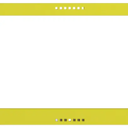 Piatta frontale EDIZIOdue per KNX-Panel 7" lemon 