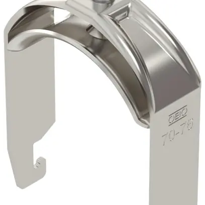 Fixation rapide BET 2056 pied à U métal 70…76mm 1×câble A4 1.4571 