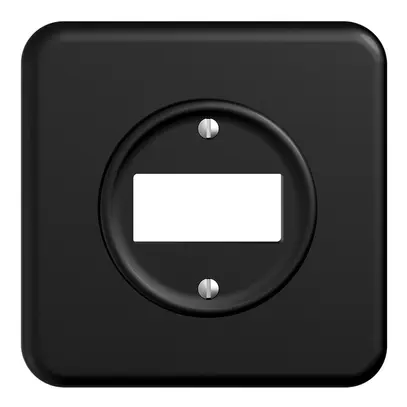 Kit frontal STANDARDdue QMI pour détecteur de mouvement pirios 180 R eco, noir 