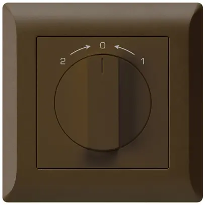Contatto rotativo INC 1>0<2 kallysto.line marrone con manopola 
