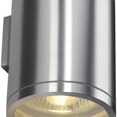 Lampada a muro ROX WALL OUT QPAR11 50W IP44 all spazzolato 