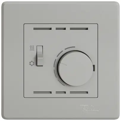 Termostato ambiente INC EDIZIO.liv SNAPFIX® inter.risca./refrig.230VAC 50Hz grc 
